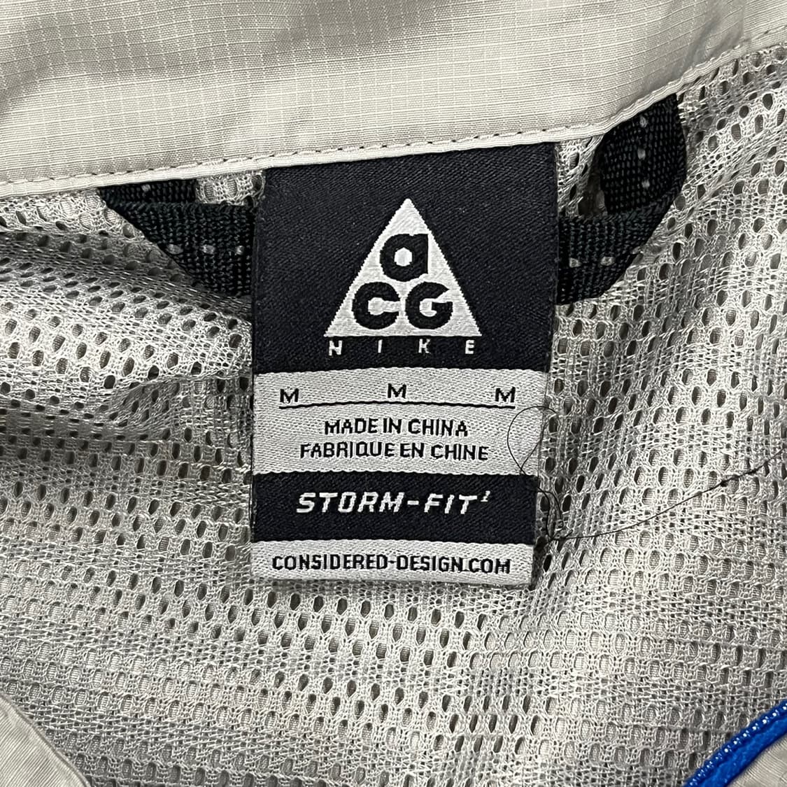 [정품/M] 나이키 ACG 바람막이 블루 회색 후드 자켓 b18 상품이미지5