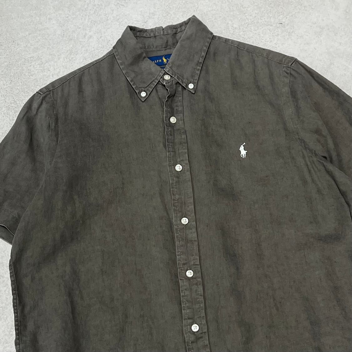 폴로 랄프로렌 신형큐알 린넨하프셔츠 s10796 상품이미지3