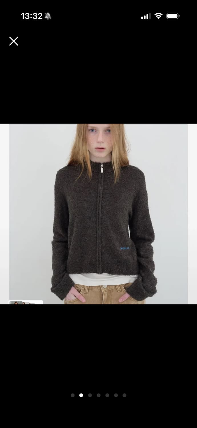 엔조블루스 니트집업 상품이미지2