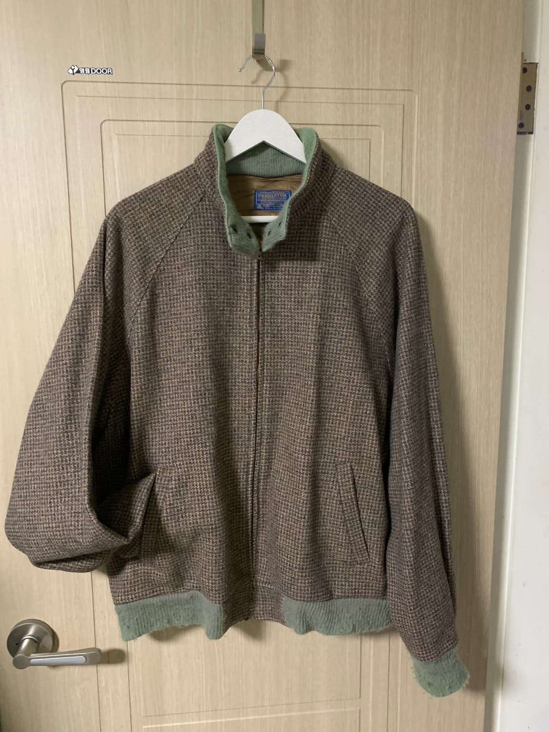 펜들턴 made usa 울 패턴 블루종 점퍼 자켓 L 상품이미지1