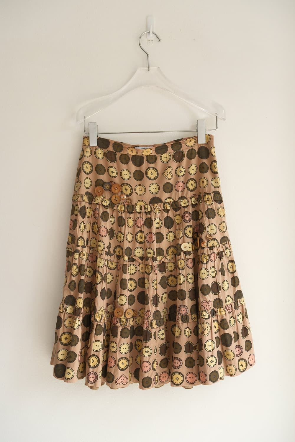 Button tiered skirt 상품이미지4
