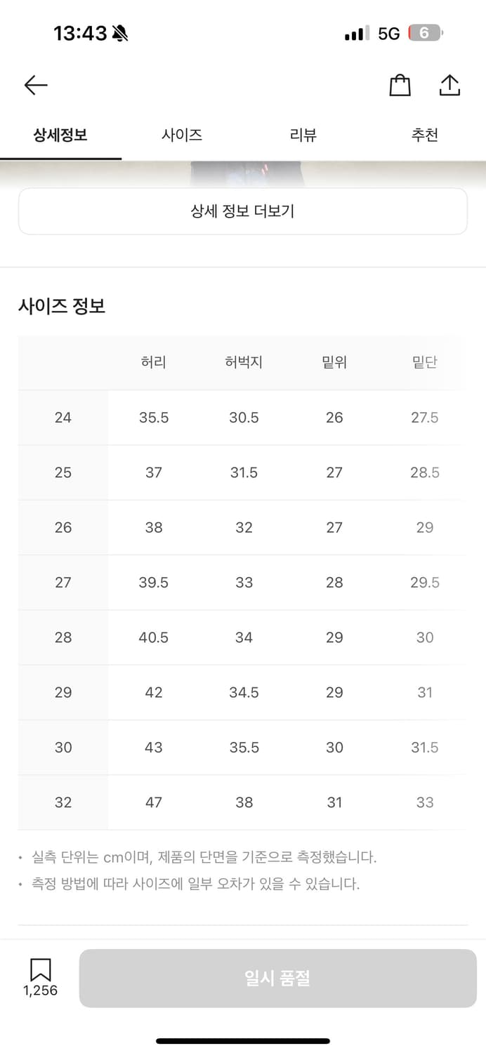 리바이스 앤더슨벨 한정판 바지 상품이미지6