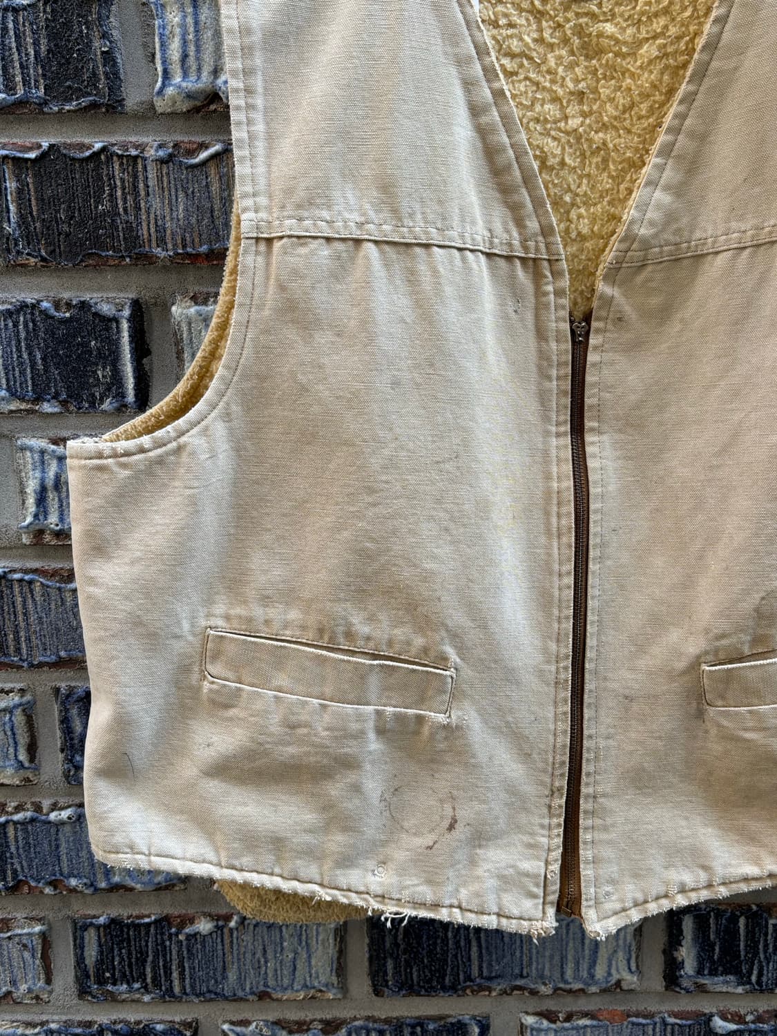 80s~90s 칼하트 쉐르파 덕캔버스 베스트 상품이미지4