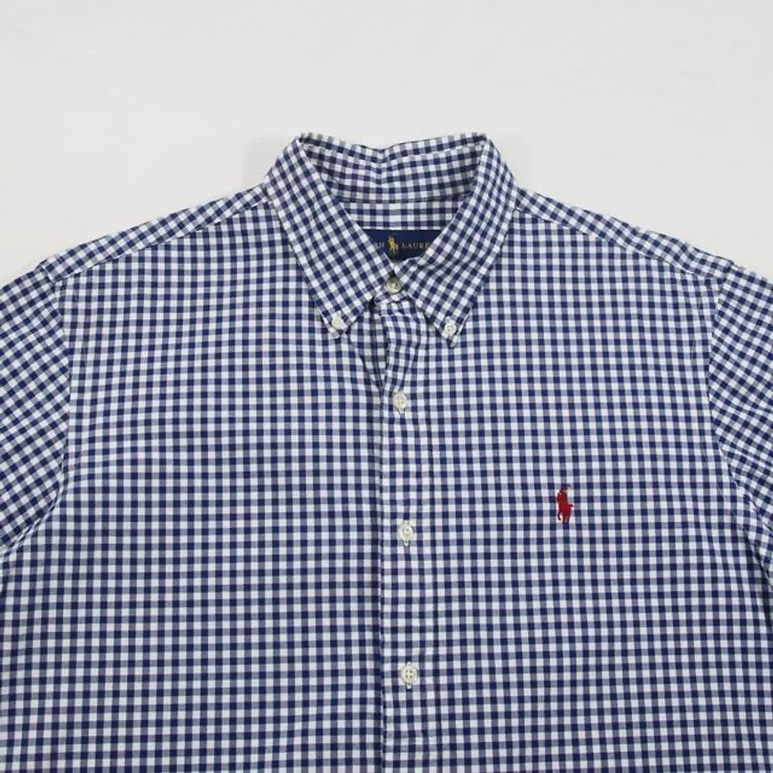 (착용컷) 폴로 랄프로렌 체크 셔츠 (남성용 100) 상품이미지5