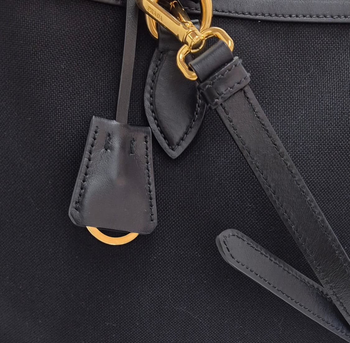 프라다 자카드 로고 패브릭 2way 토트겸 숄더백 1BA579
 상품이미지7