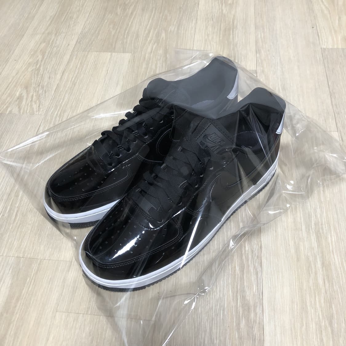 (270) 새상품 나이키 에어포스 1 07 프리미엄 블랙 리플렉티브 실버 상품이미지10