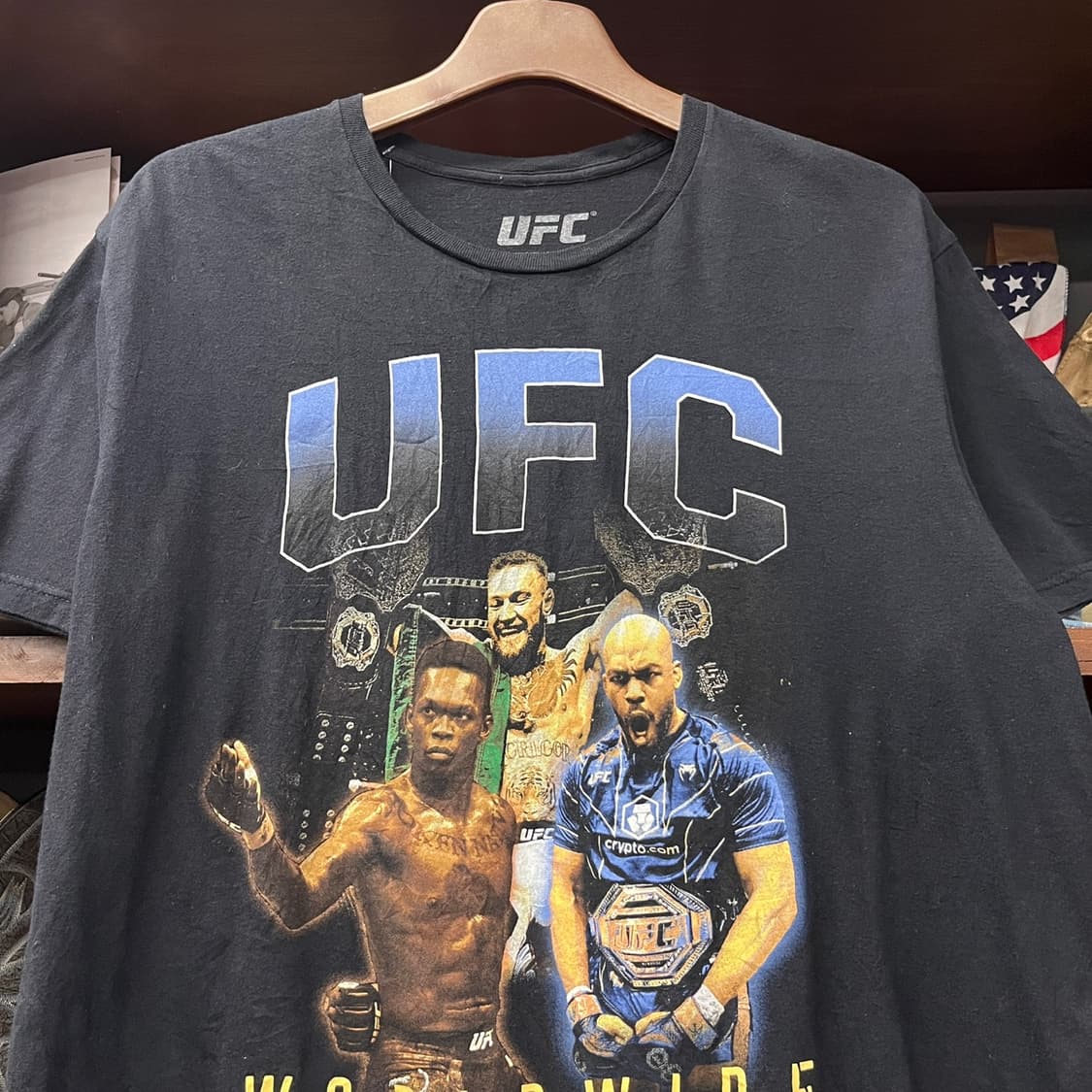 UFC 오피셜 굿즈 월드와이드 챔피언스 프린팅 반팔 티셔츠 N1779 상품이미지3