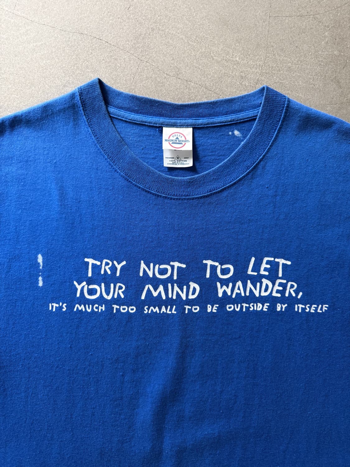 Vintage Mind Wander Message Tee 상품이미지1