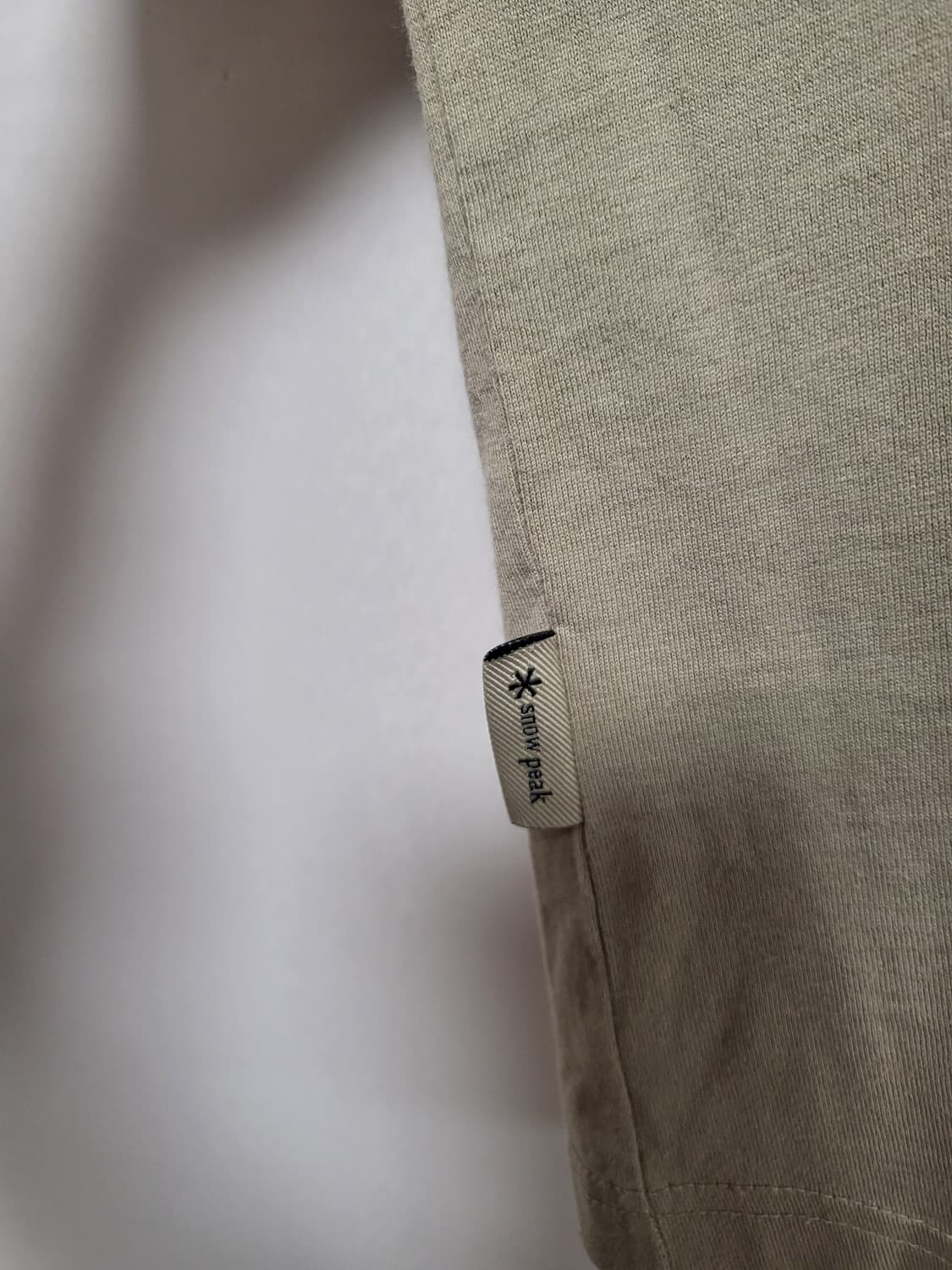 스노우피크 코튼솔더 우븐믹스 반팔티셔츠 상품이미지3