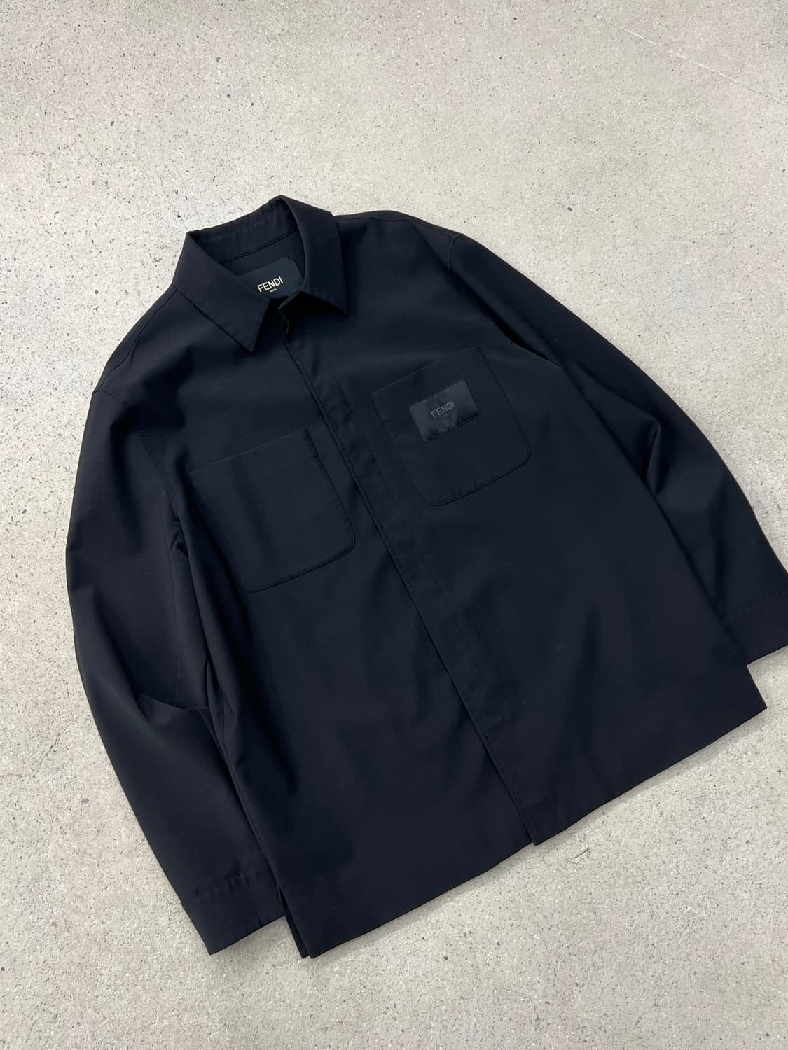 펜디 유니폼 투포켓 오버 셔츠 자켓 상품이미지2