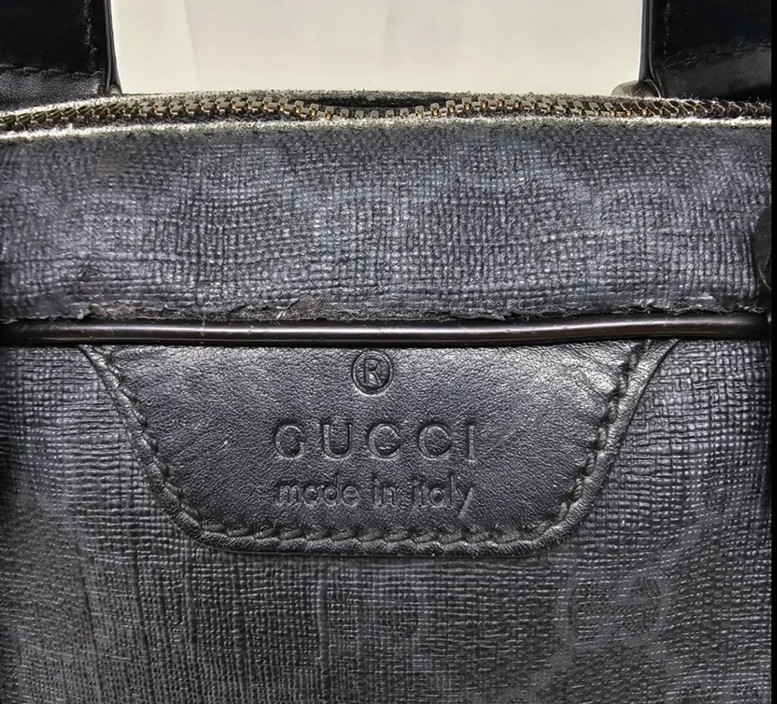 정품 구찌 GG 수프림 블랙 서류 가방 상품이미지8