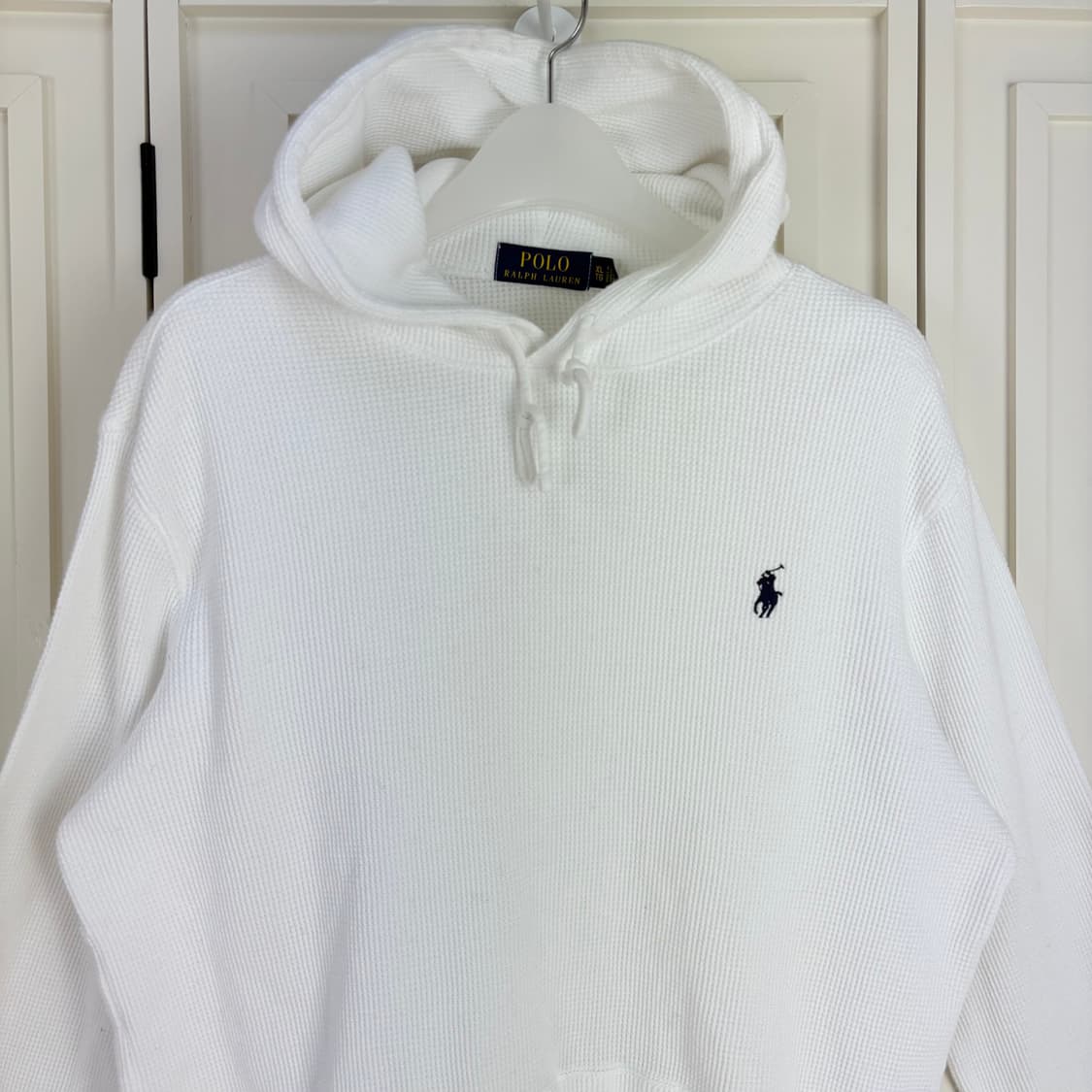 [L]폴로 네이비포니 화이트 와플 후드티CK9777 상품이미지5