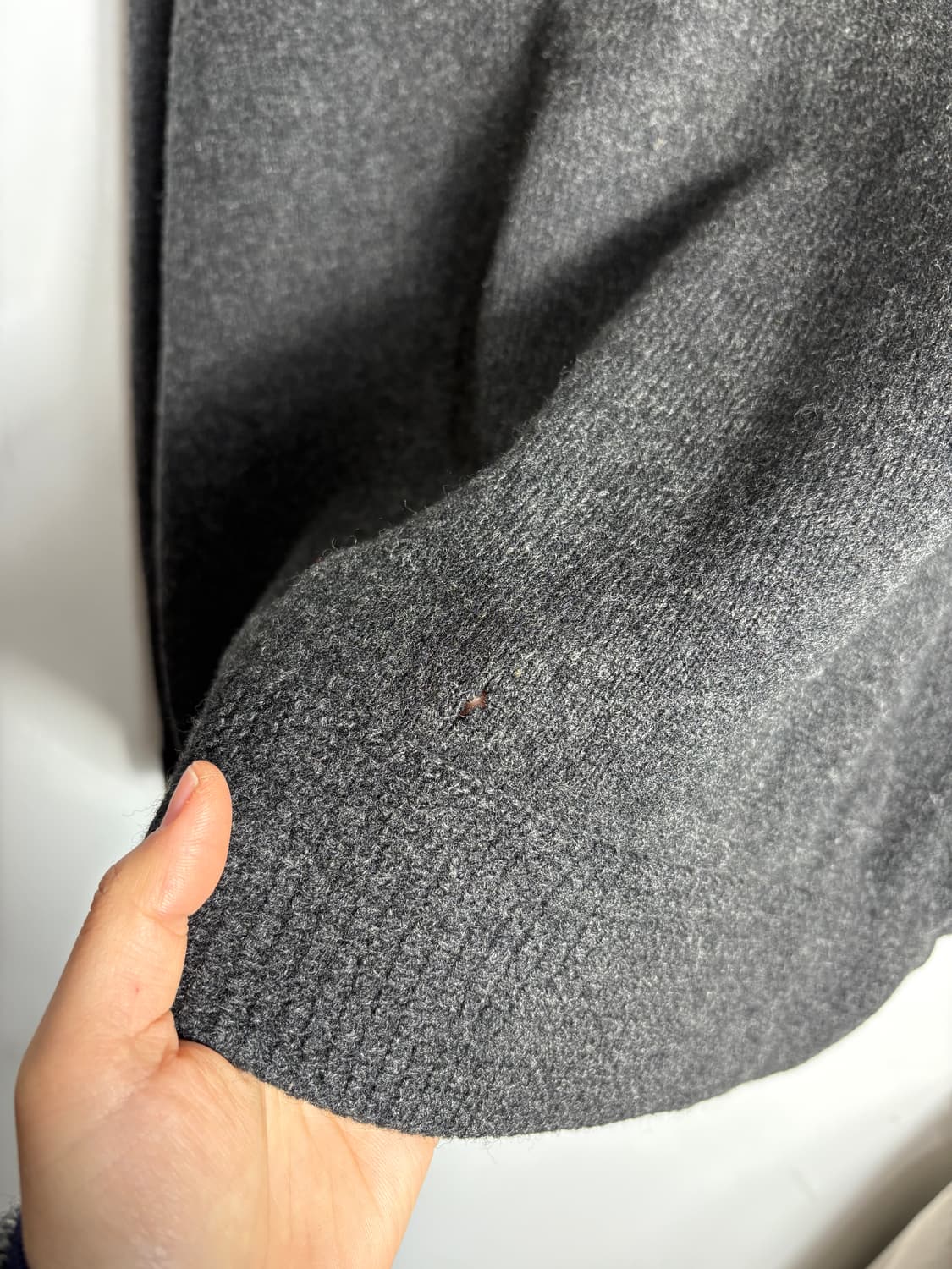 John lewis&co 램스울 차콜 가디건 상품이미지6