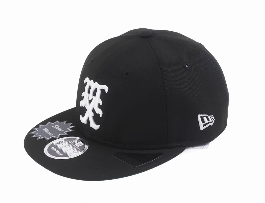 [새상품/F] 세인트미카엘 x 뉴에라 셀러브리티 모자 캡 블랙 상품이미지1