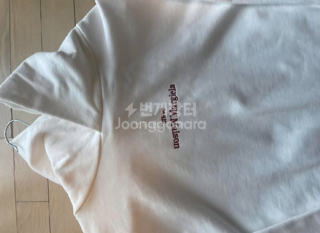 메종마르지엘라 리버스로고 후드티 상품이미지3