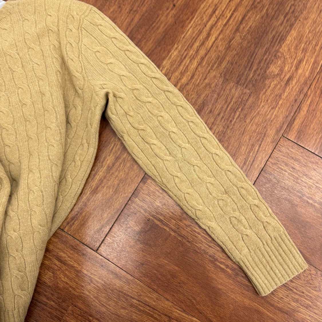 M(100) 폴로 랄프로렌 캐시미어 케이블 라운드 니트 상품이미지6