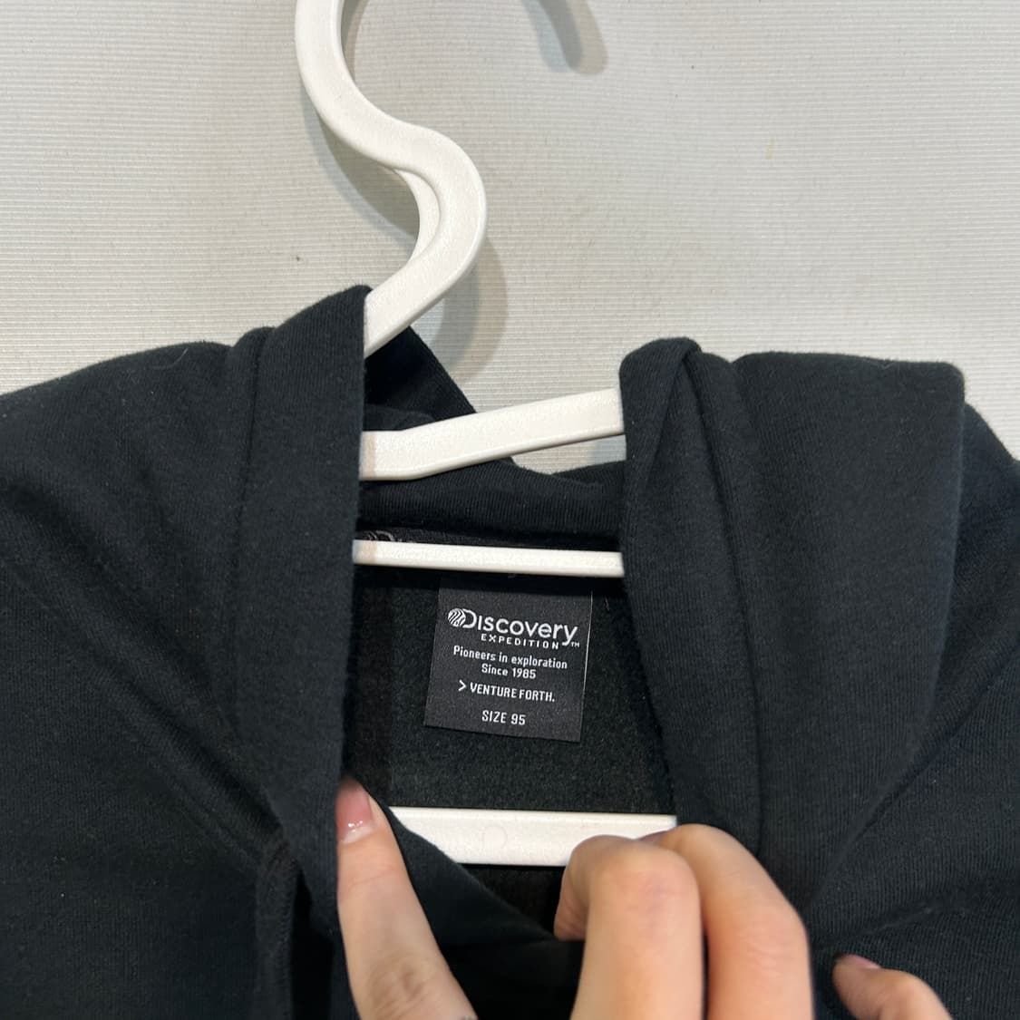 디스커버리 남성 기모 후드티 95 상태최상 상품이미지2