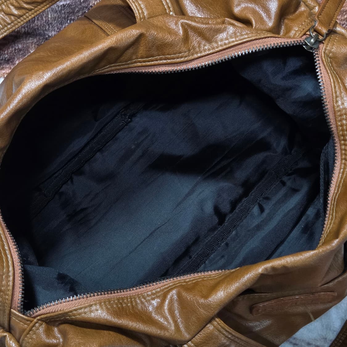 쓰리큐알 브라운 레더 숄더백 상품이미지8