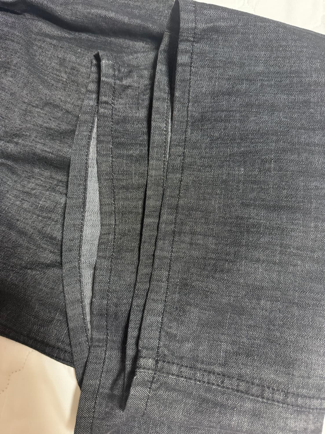 Diagonal RELAXED WIDE DENIM PANTS 상품이미지5