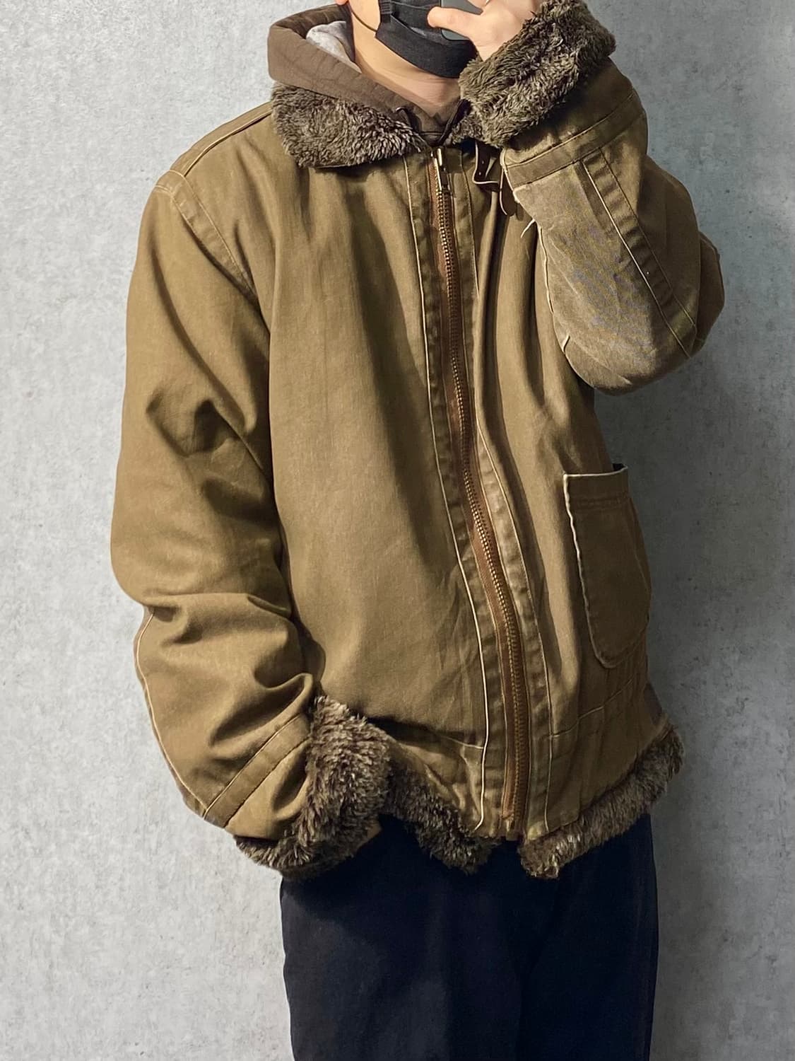 [L] House Of Blues 브라운 데님 B-3 자켓 상품이미지9