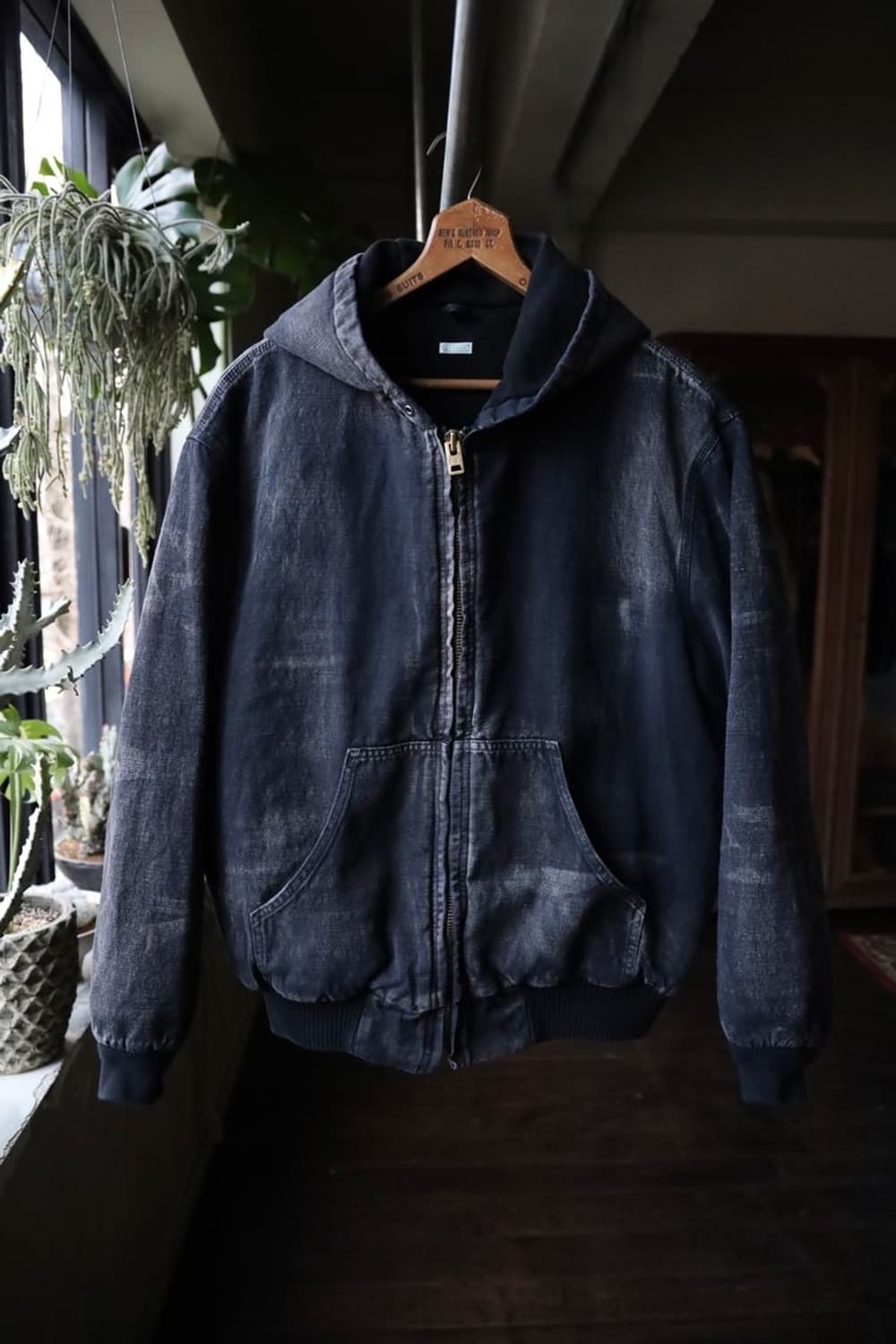 [4] 아프레쎄 실크 린넨 후드 파카 상품이미지1