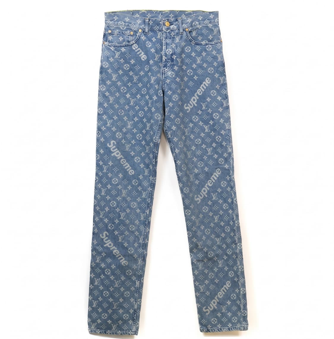 [34] 슈프림 루이비통 모노그램 데님팬츠 상품이미지1