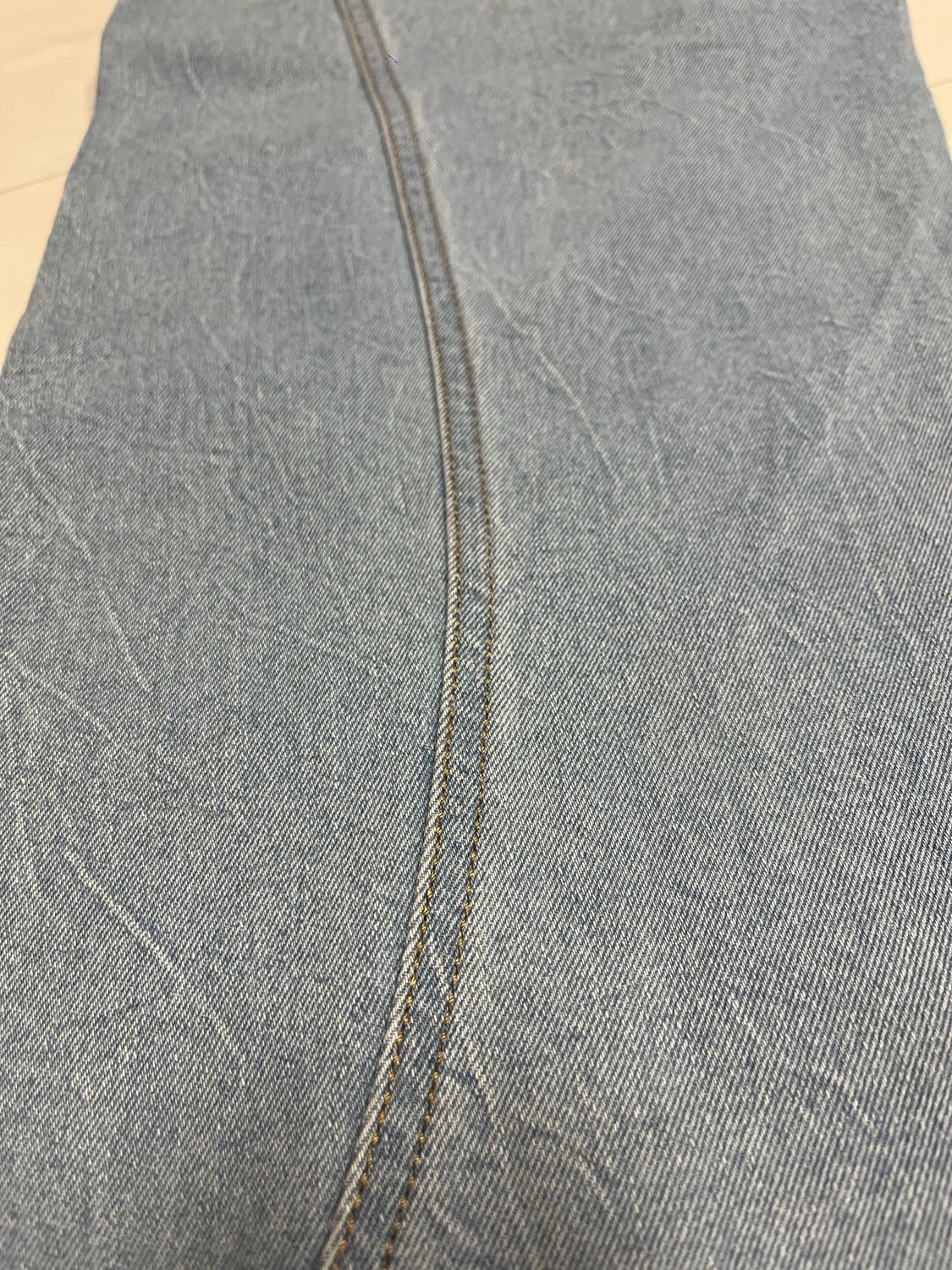 언어펙티드 TRACK DENIM (LIGHT BIUE)_S 사이즈 상품이미지9