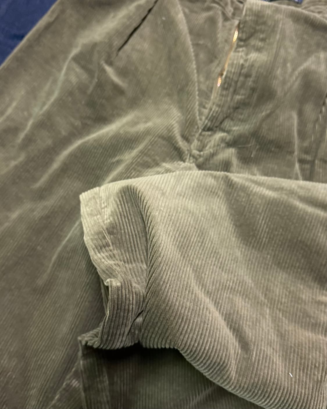 90‘s 폴로 랄프로렌 투턱 코듀로이 앤드류 팬츠 34 [올리브그린] 상품이미지4