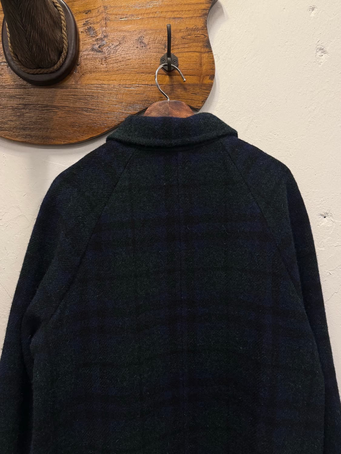 66) KEITH Harris Tweed Check Raglan Coat 상품이미지5