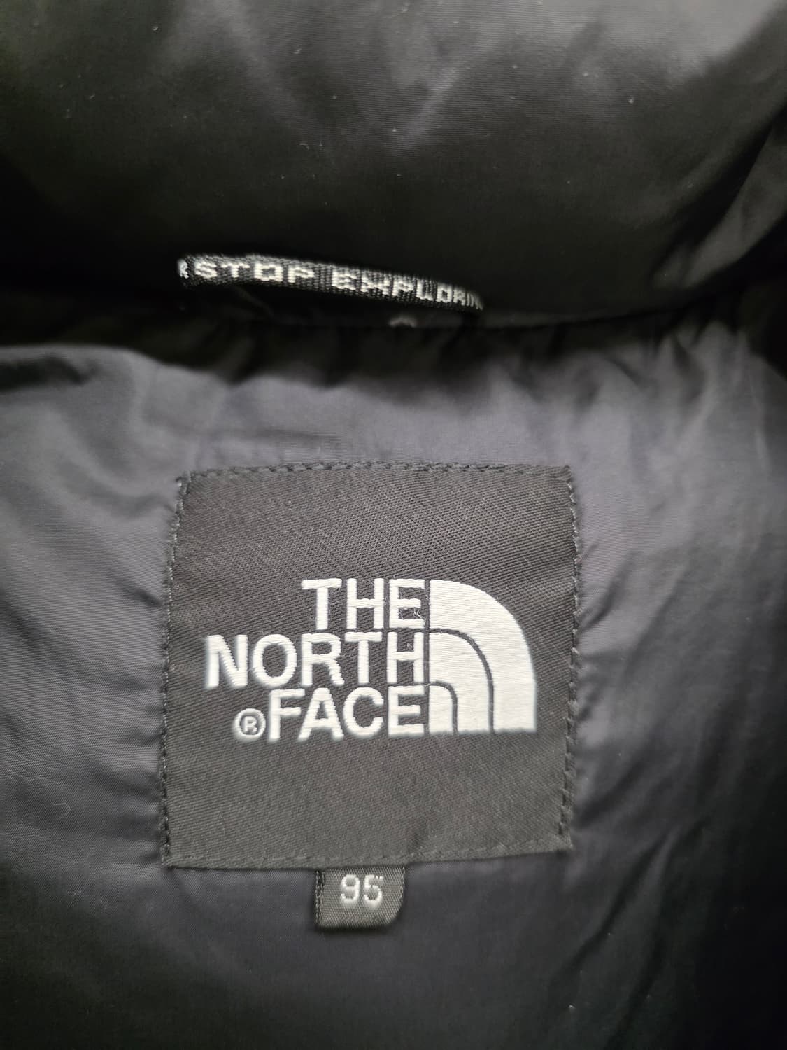 노스페이스700 눕시 블랙 구스다운 패딩조끼.   싸이즈 95 상품이미지4