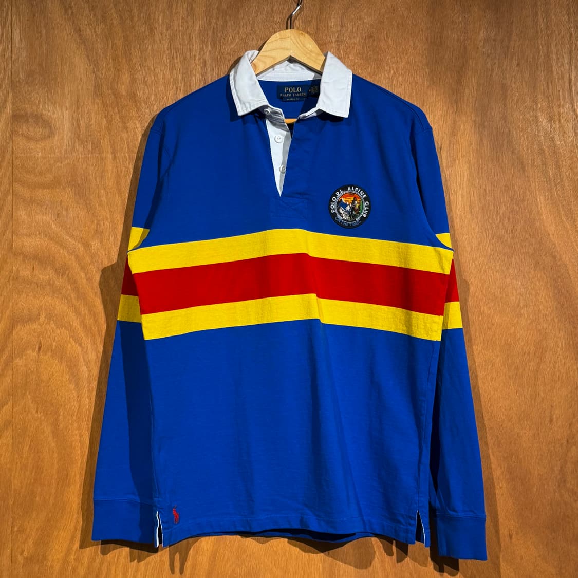 폴로랄프로렌 클래식핏 알파인 로고패치 럭비셔츠 럭비티 M 상품이미지1