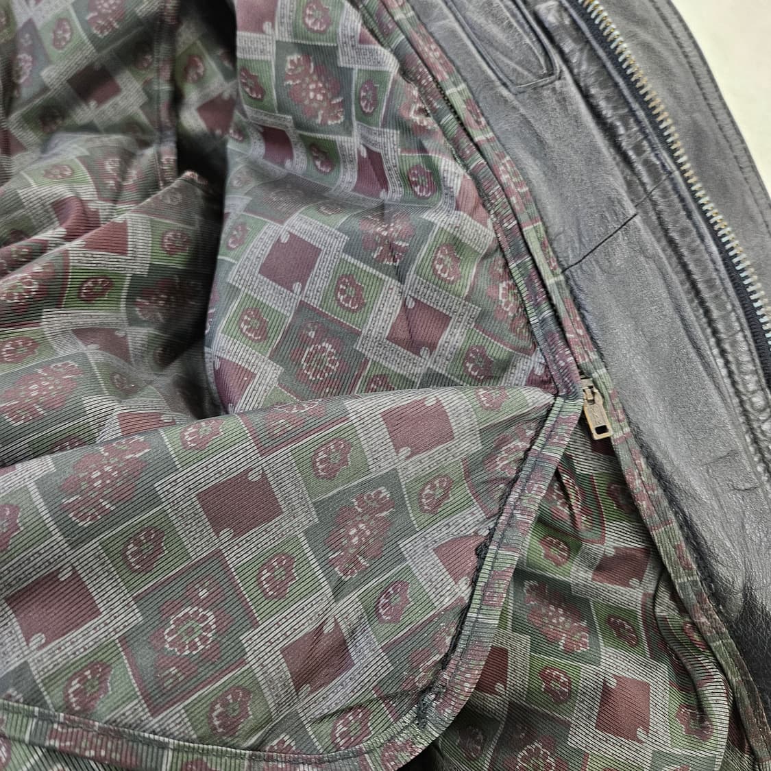 [95] 빈티지 항공 A2  무스탕 블루종 소가죽 자켓 0120Y2 상품이미지4