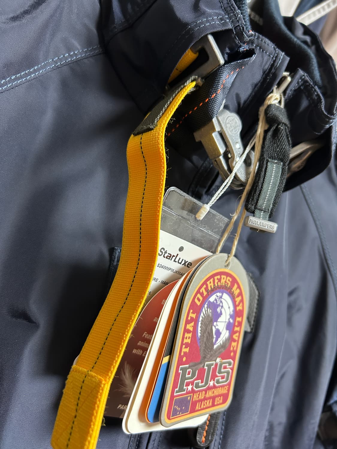 파라점퍼스 봄버 자켓 파이어 남색 L 상품이미지4