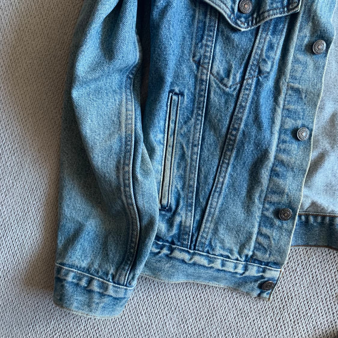 80s 리바이스 빈티지 데님 트러커 자켓 상품이미지4