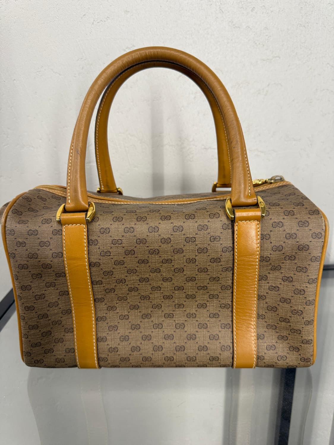 구찌 빈티지GG 패턴 탑 핸들 토트백 상품이미지4