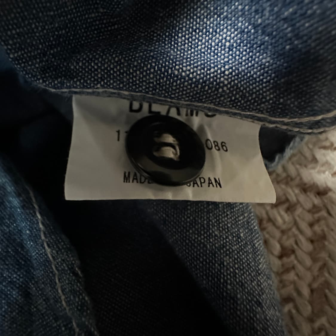 BEAMS japan made chambray work shirt 상품이미지4