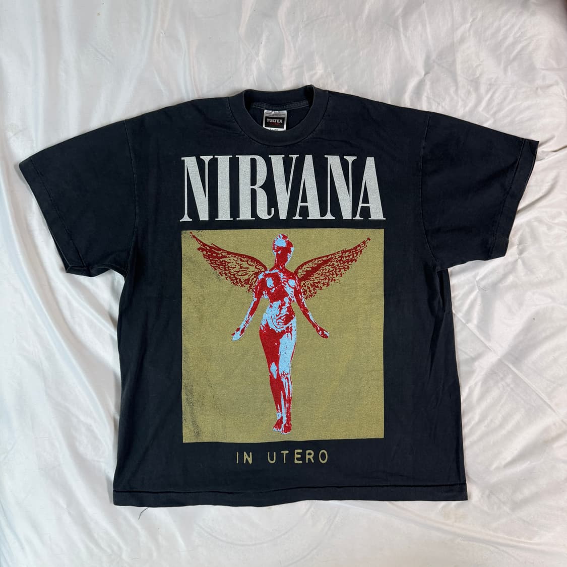 Nirvana – In Utero 빈티지 티셔츠 수소봉재 상품이미지2