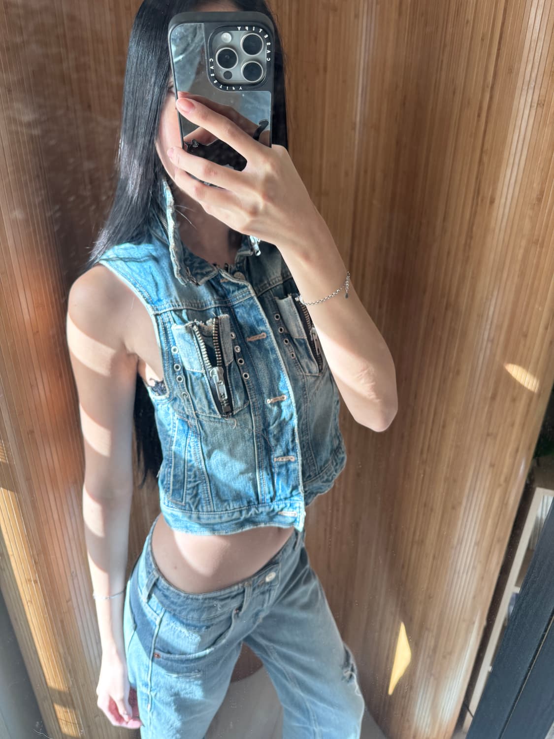 소드피시 빈티지 데님 자켓 4-way  (조끼 호환 가능) 상품이미지9