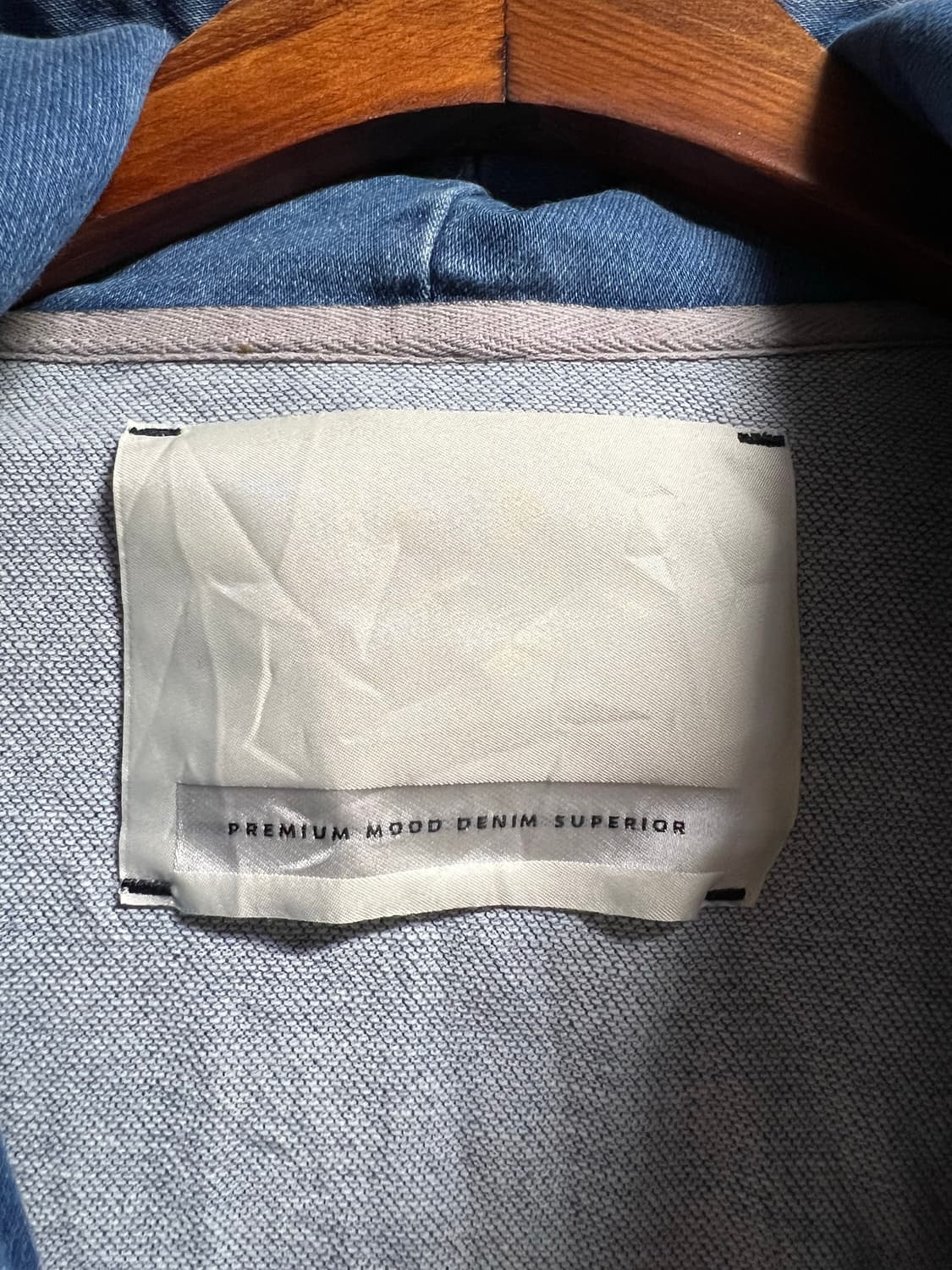 PMDS 데님 페인트 후드집업 상품이미지6