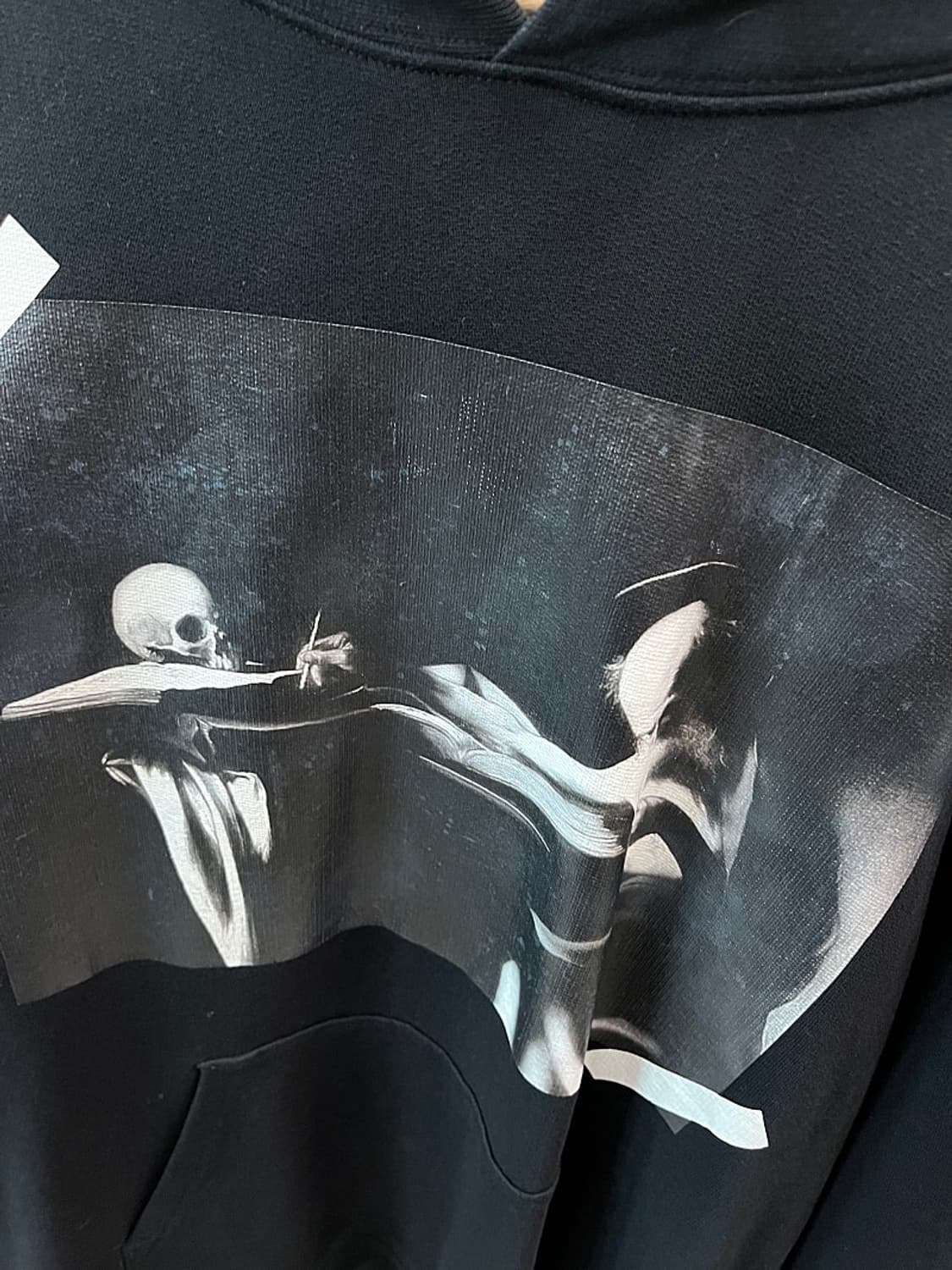 100-105) 오프화이트 카라바조 후드티  상품이미지6