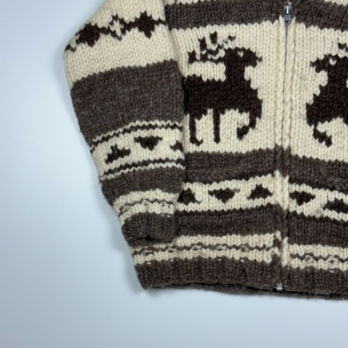 (105) 빈티지 캐나다 디어 헤비울 코위찬 가디건 상품이미지4