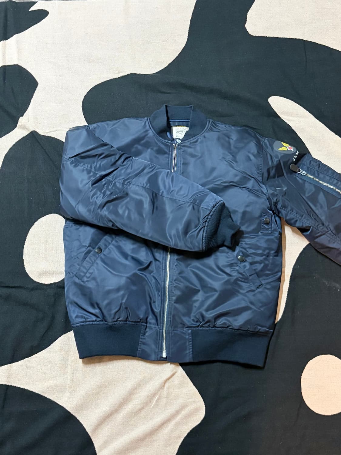 브론슨 MA-1 네이비 / A급 상품이미지1