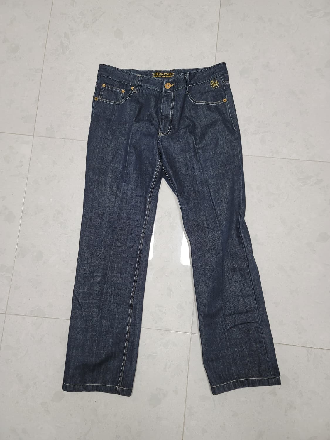 빈폴일자핏 진청 데님 허리33 상태극상

 상품이미지1