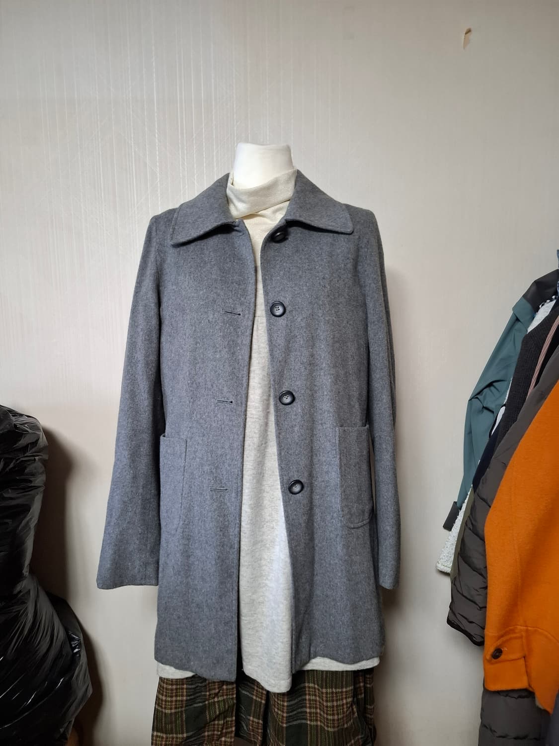 일본빈티지 레드클로버 모리걸 캐시울자켓 상품이미지5