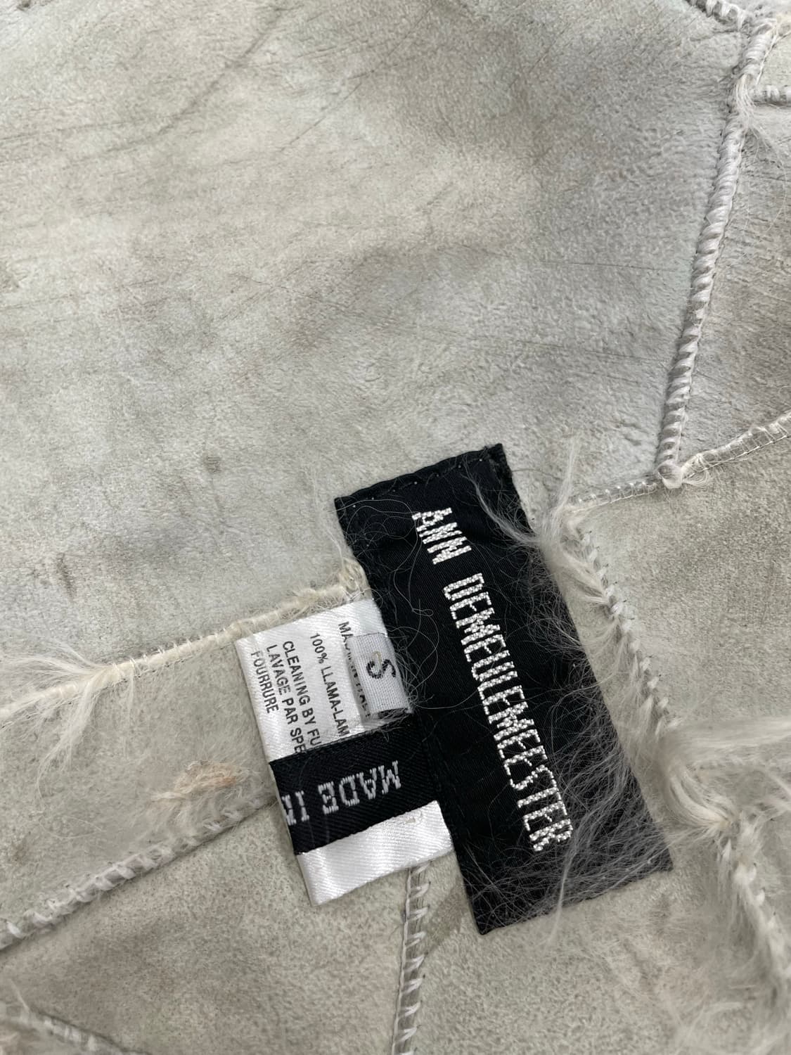 Ann demeulemeester 05FW Llamar fur vest 상품이미지4