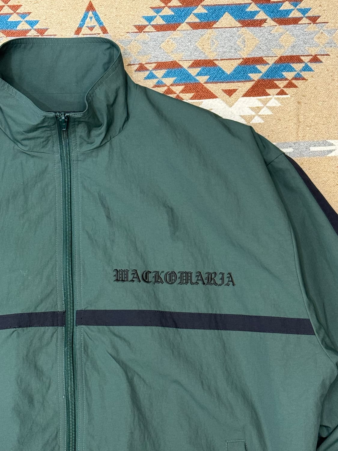 [M] 와코마리아 나일론 트랙자켓 그린 24FW 상품이미지2