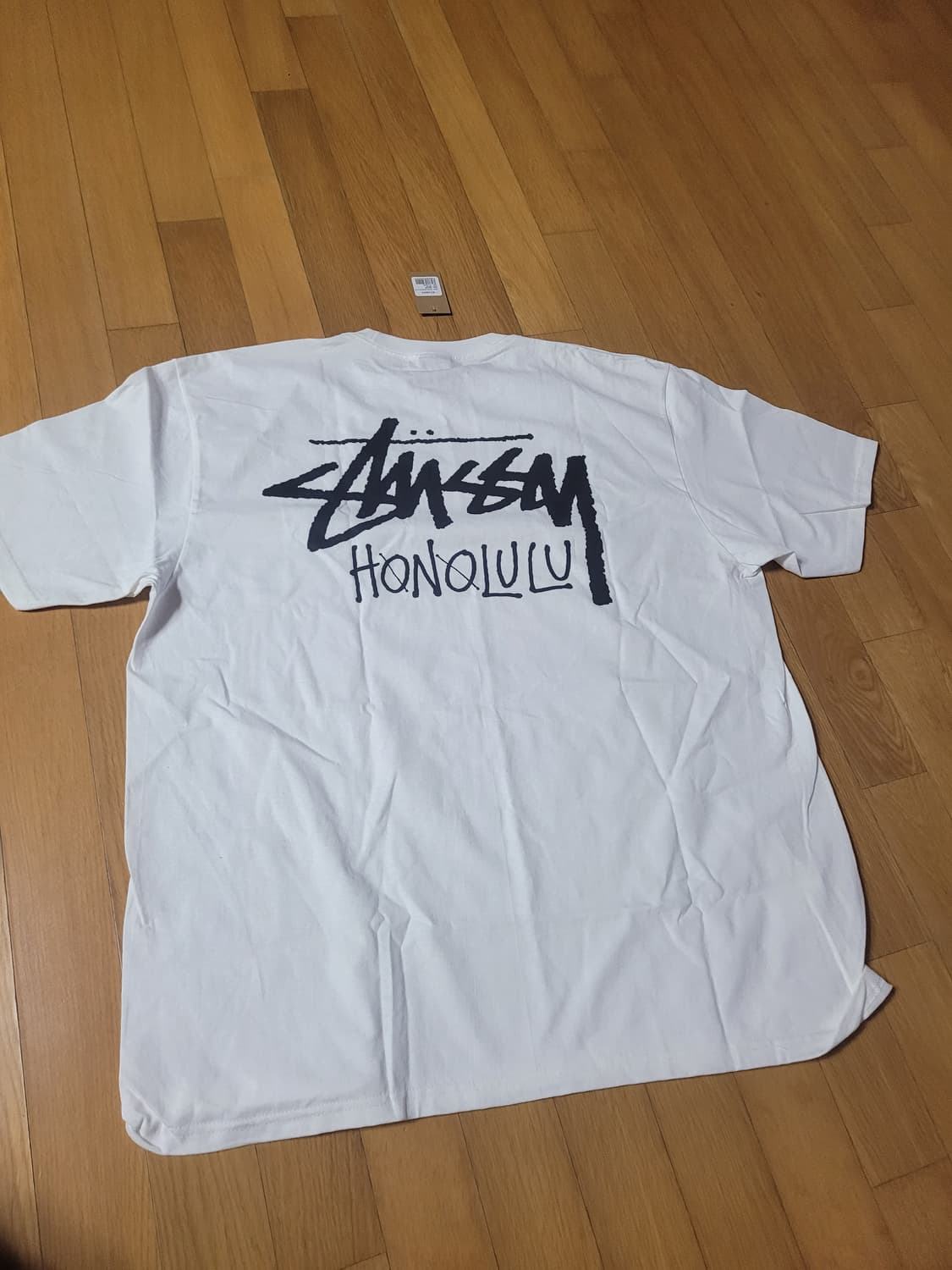 스투시 스탁 호놀룰루 티셔츠 화이트 상품이미지2