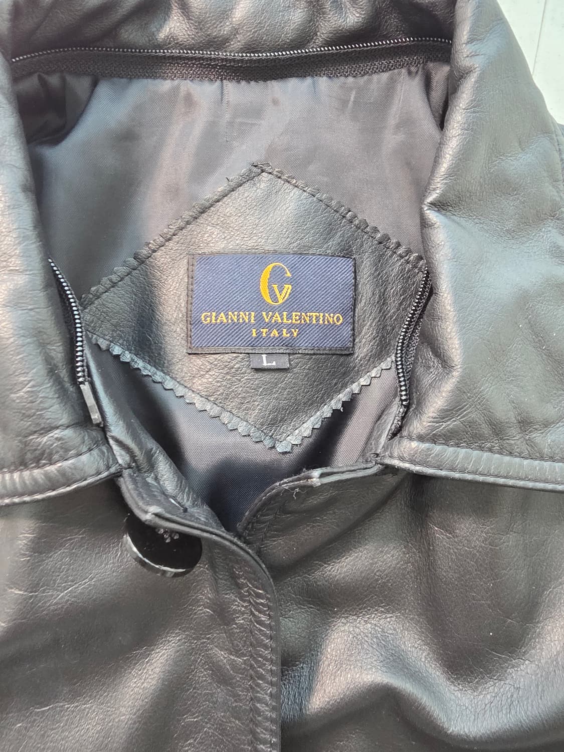 Gianni valentino 카우레더 카코트 상품이미지2