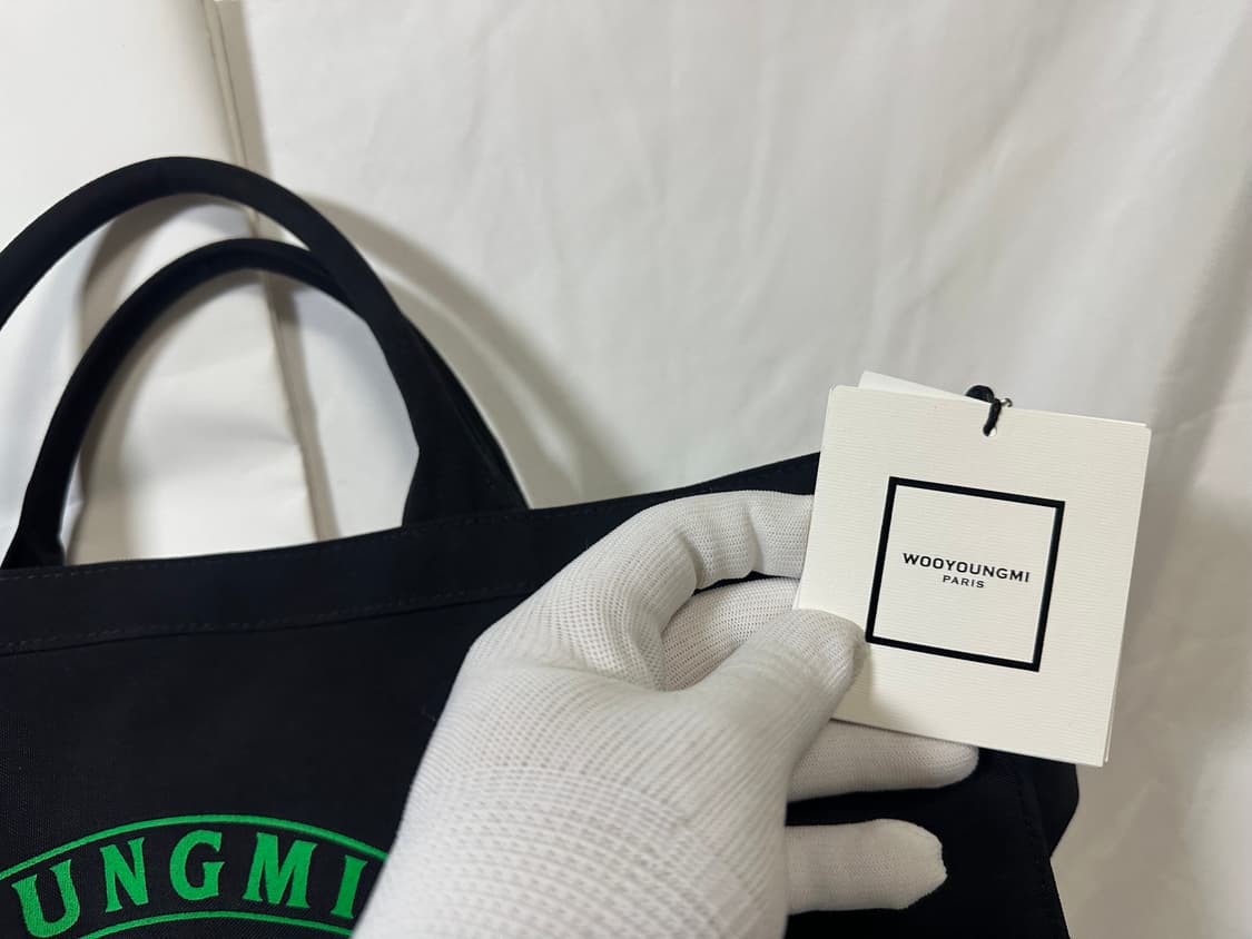 우영미 캔버스 코듀라 토트백 블랙 (OS) 상품이미지2