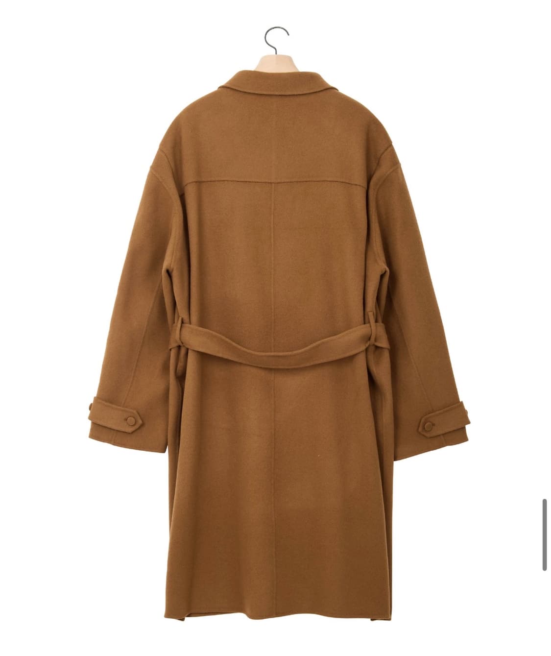 노앙 HANDMADE CASHMERE ZIP-UP COAT CAMEL 상품이미지3